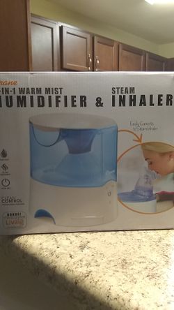 2 in 1 warm mist humidifier & inhaler