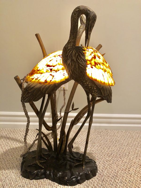 Maitland Smith Bronze Crane Lamp for Sale in Tampa, FL - OfferUp