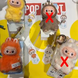 Pop Mart The Monsters LABUBU Pin For Love  Plush Pendant Bundle