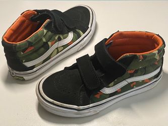 Vans Kids Sk8-Mid Reissue V Shoe Geo Camo Black/Multi Size 12.5