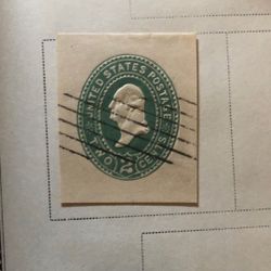 Two Very Old Stamps From 1887-95 These Washington Stamps Are Worth The Money To Any Stamp Collectors 