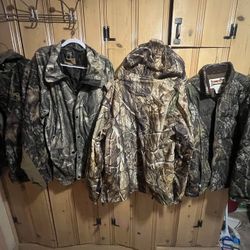 Camo Jackets Xl And 2xL Warm Many Weatherproof