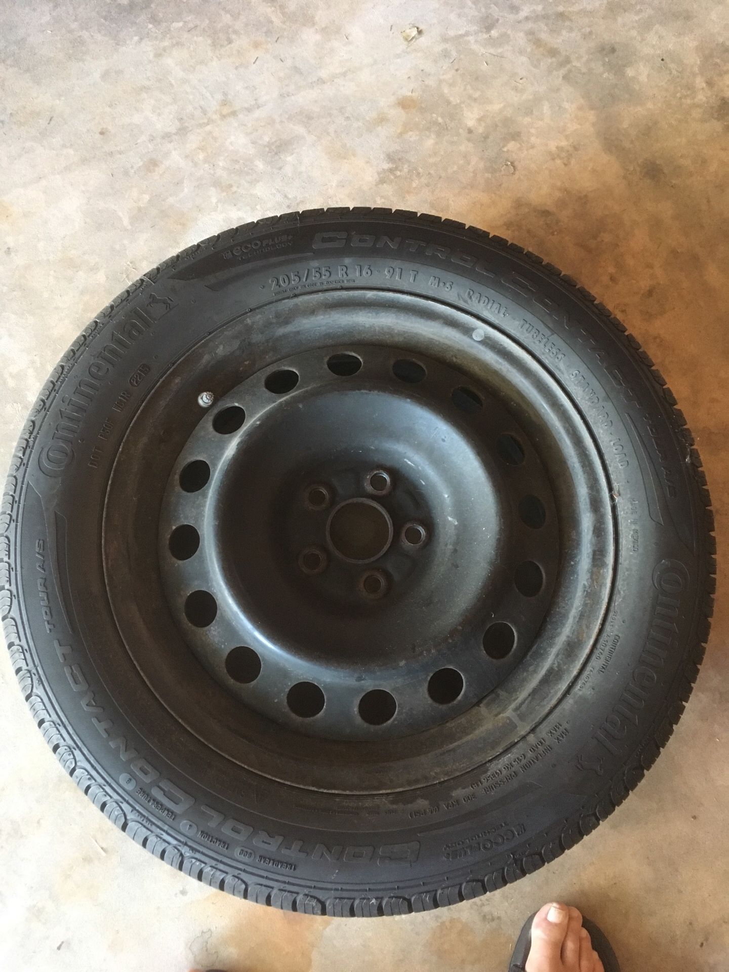 Continental tires and rims