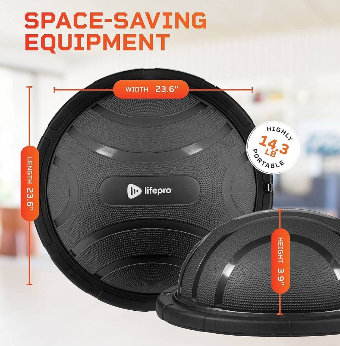 LifePro Half Exercise Ball Trainer Balance Ball for Exercise