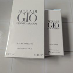 Giorgio Armani Aqua De Gio Edt 3.4 Mens Cologne With Small Bottle 