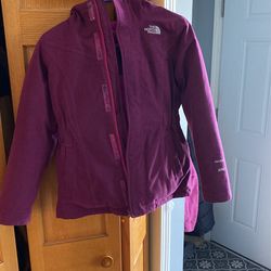 North Face Winter Coat 10-12 Girls