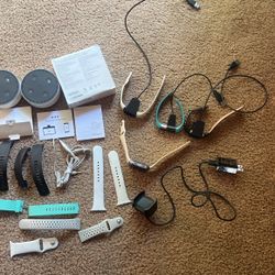Fitbit Watches With Charger  And 2 Alexa Speakers 