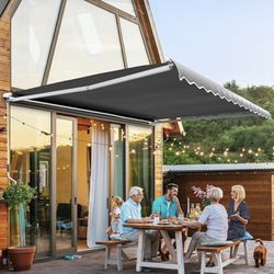 PATIO RETRACTABLE AWNING 8’ X 10’ BRAND NEW IN BOX!!!