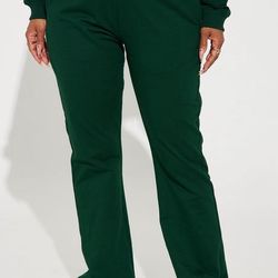 Flare Sweat Pants ! Size Large Green & Black Available 