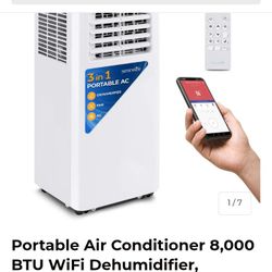 Serene 8000 BTU Portable Air Conditioner