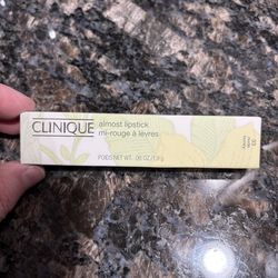 NEW CLINIQUE ALMOST LIPSTICK IN NUDE HONEY FULL SIZE $15!