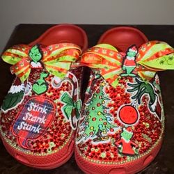 Custom Grinch Crocs