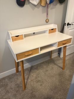 White desk