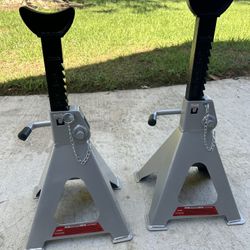 New 6Ton  Auto Jack Stands Each Stand w/ 2 Safety Locks 