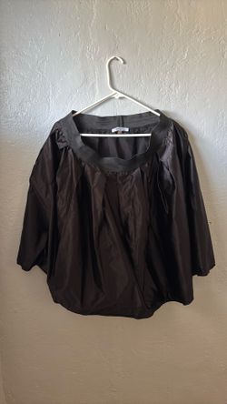 Gorgeous Satin-like Black Skirt from DKNY