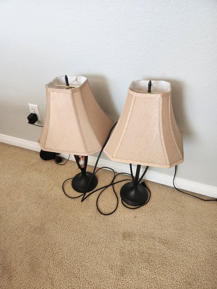 2-Nightstand Lamps 