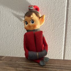 Vintage Knee Hugging Elf