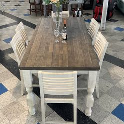 7 Pc Counter Height Dinning Set ONLY $ 1,099 Ebenezer Furniture (contact info removed)