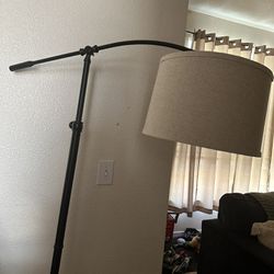 Floor Lamp With A Step Power Button 