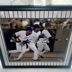Robinson Cano signed photo framed with COA