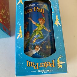 (N99) Vintage 1994 Peter Pan Glass With Original Box