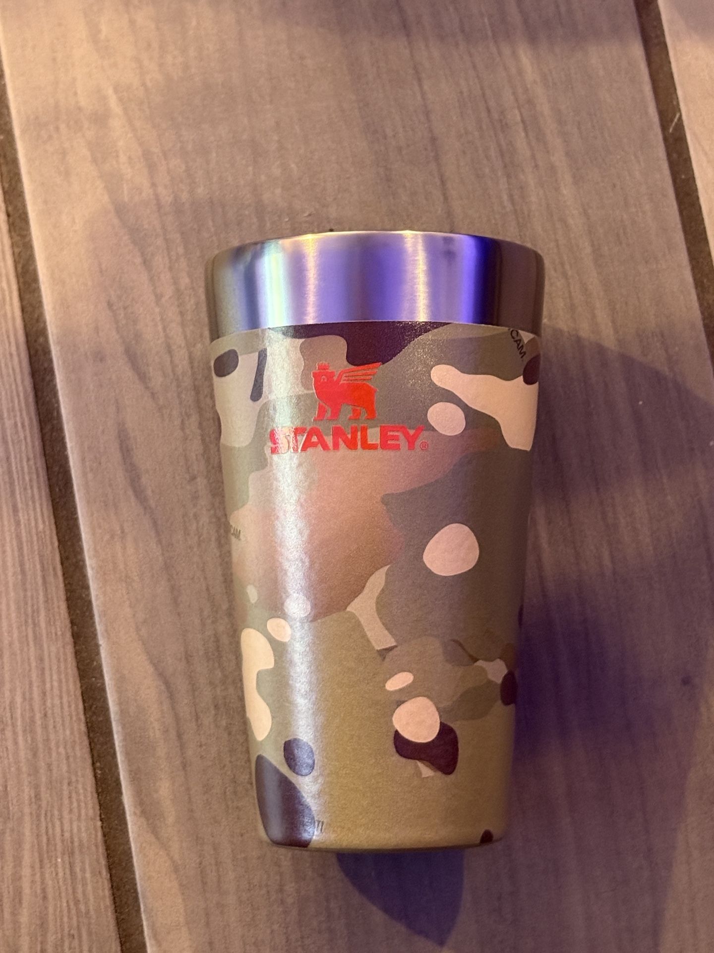 The Post Malone x Stanley Stacking Beer Pint 16 OZ In Hand