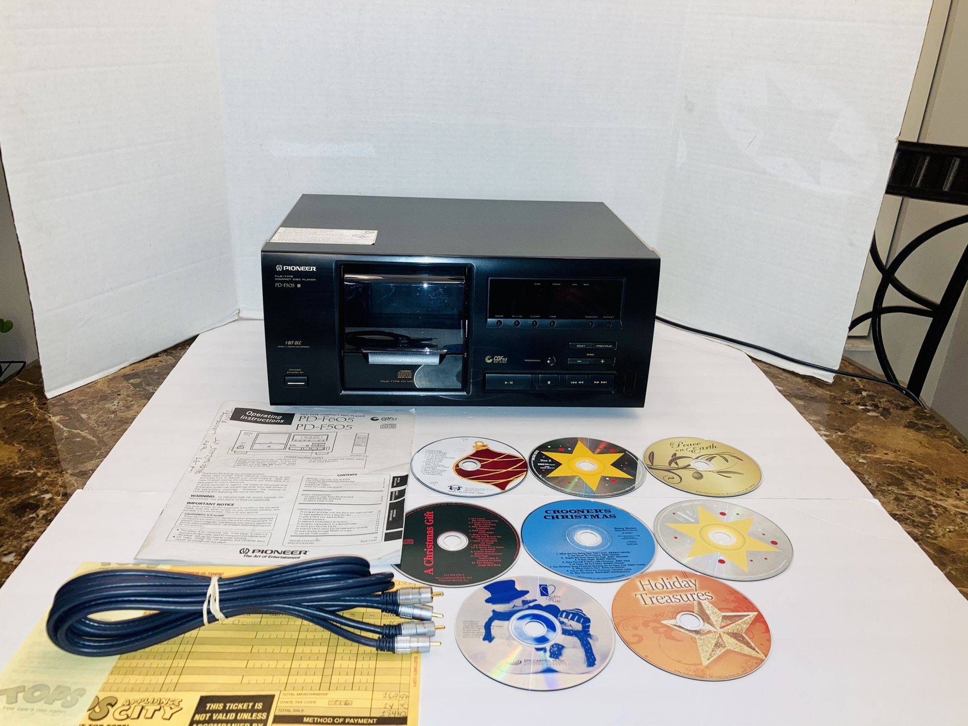 Rare Pioneer PD-F505 25-Disc CD Changer Player