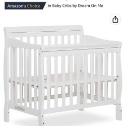 Mini Crib and Mattress