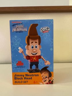 JIMMY NEUTRON BOY GENIUS BLOCK HEAD - Snap & Switch Build Set