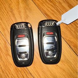 A Set Of Two Audi Keys