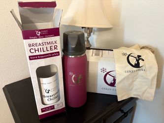 Breast milk chiller insulated cup