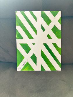 Costume green design art piece