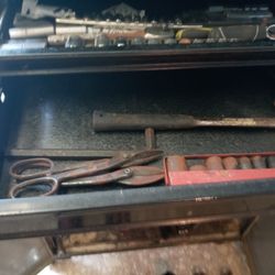 Tool Box Top And Bottom With Tools