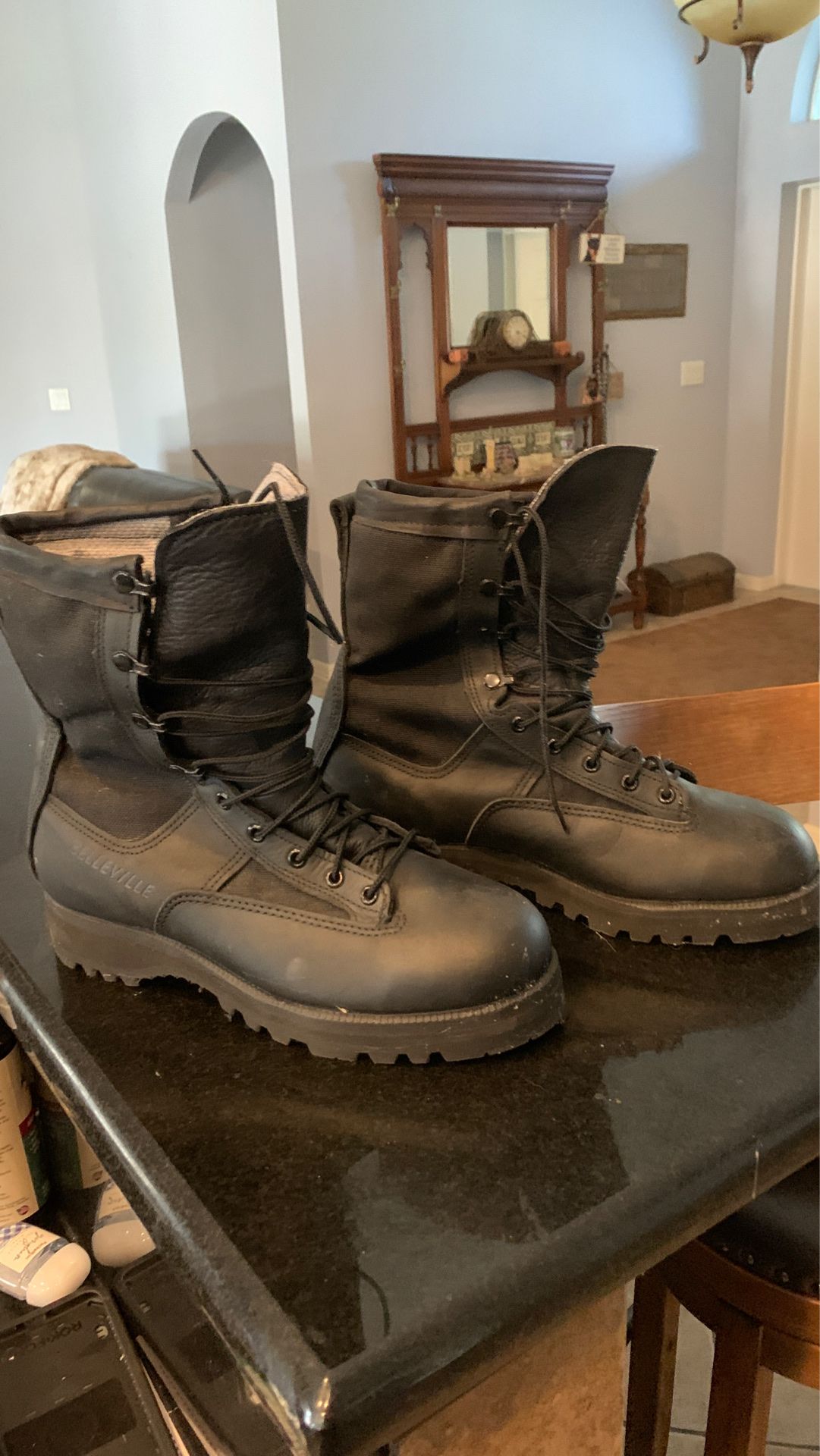 Gortex Belleville work boots
