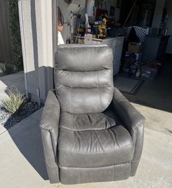 Faux Leather Recliner