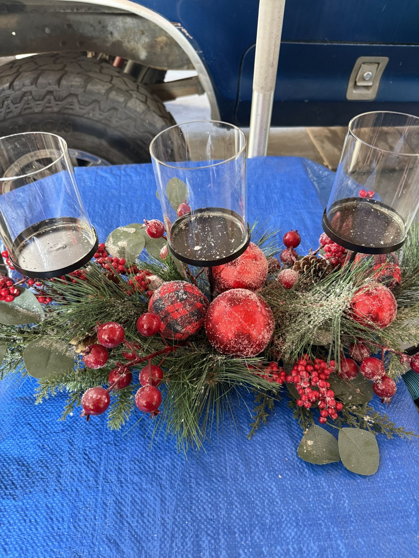 Christmas Candle Holder Decoration