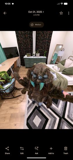 Kids jumping spider costume
