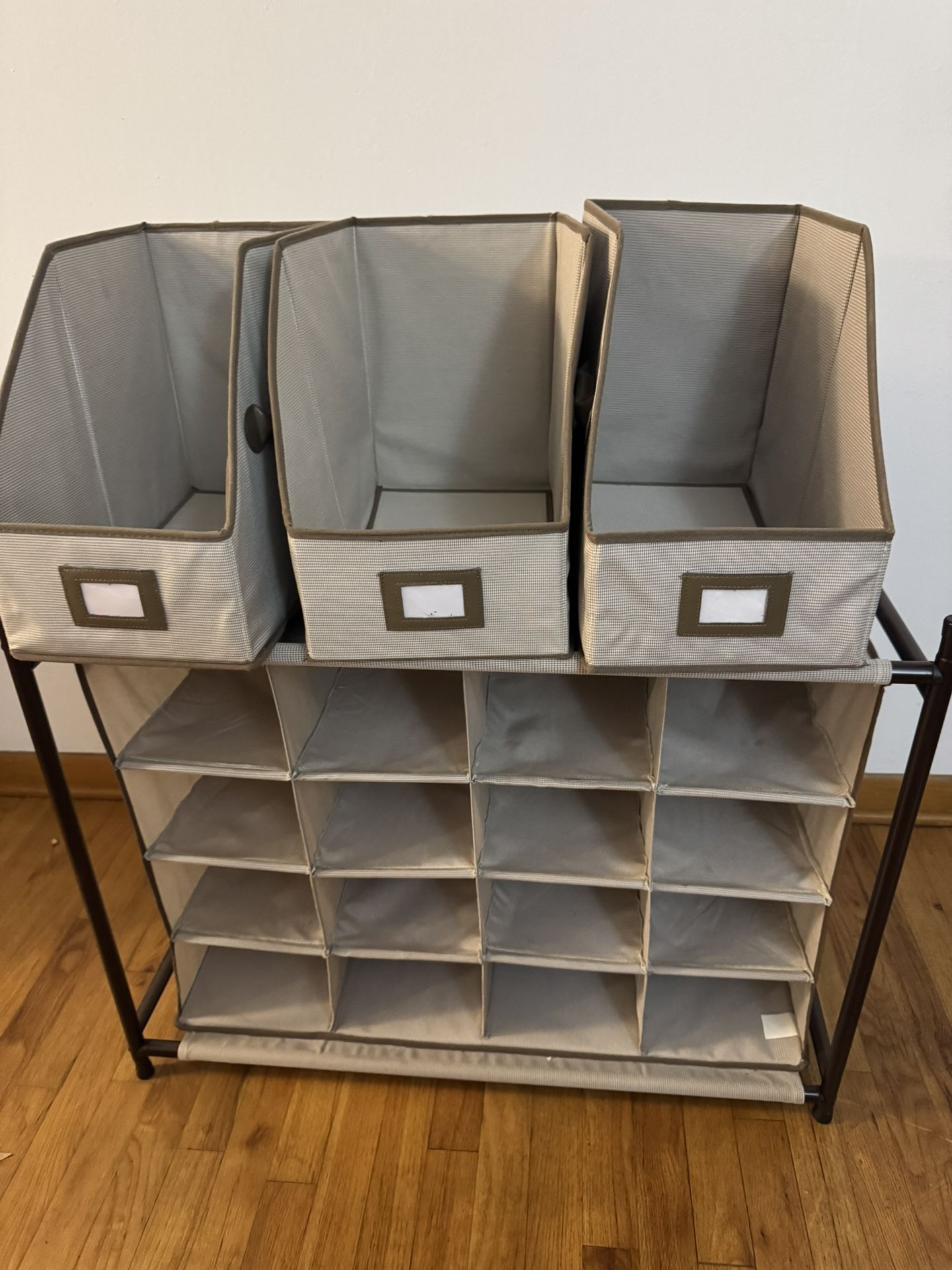 10-Piece Closet Organizer Bin Set Foldable Storage Box Set for Closet