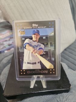 Alex Gordon topps rookie baseball card