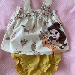 baby girl belle outfit