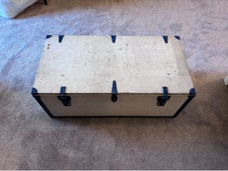 Used Wood Footlocker
