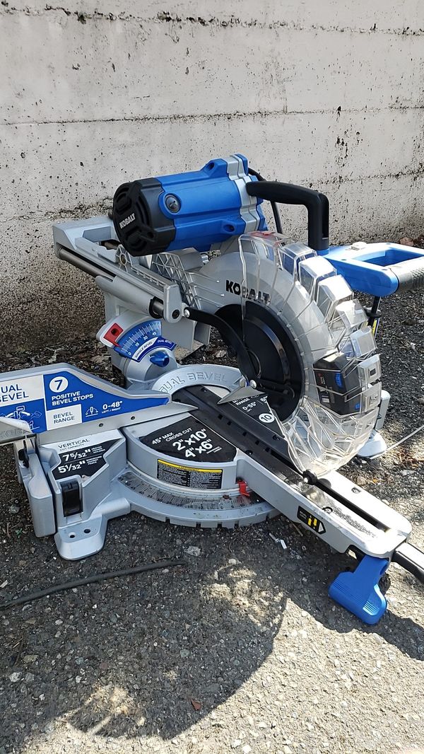 Kobalt 12" compound miter saw for Sale in Lakewood, WA - OfferUp