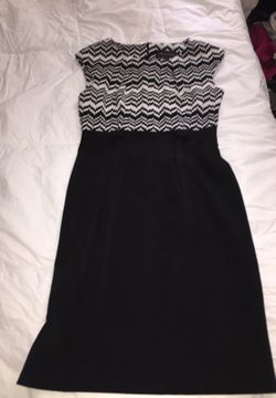 Black and white dress