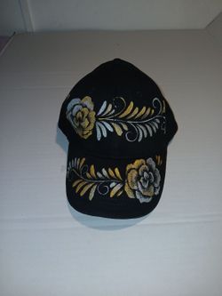 Lot of 2 Womens Mexican Painted Hats New Never Used