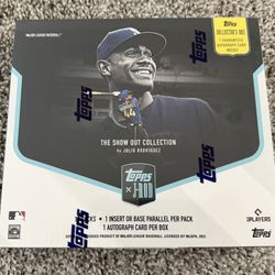 2023 Topps x Julio Rodríguez J-Rod The Show Out Collector’s Box NEW/SEALED