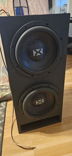 Dual 10 Inch NVX VCW104v3 1000 RMS Each