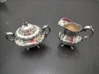 Sterling silver tea pot set