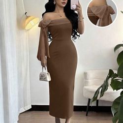 Off the shoulders dress