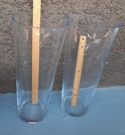 15" Tall Matching Vases