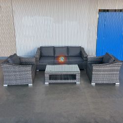 Premium Grade Extra Large Rattan Outdoor Sectional Patio Furniture Set
